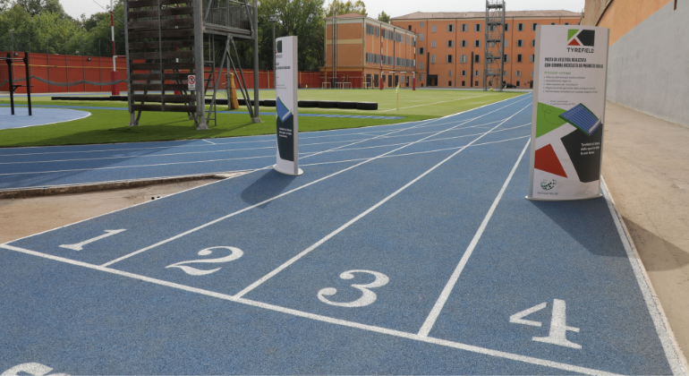 La nuova pista d’atletica all’Accademia Militare di Modena